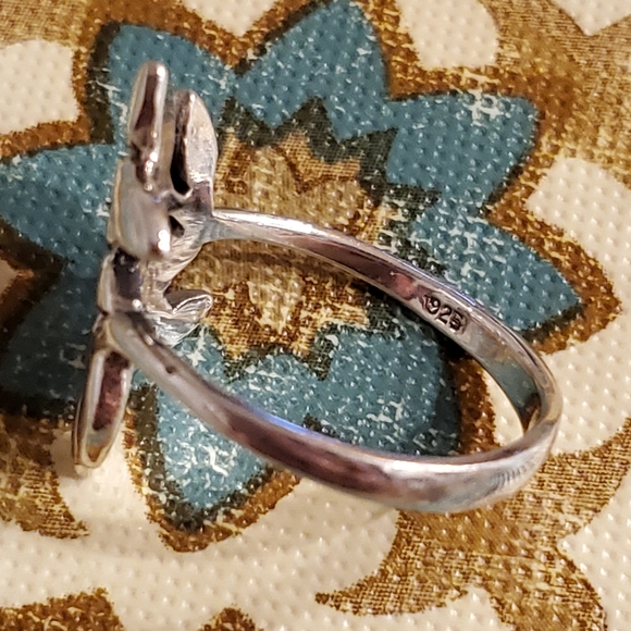 NEW 925 Olive Branch with Leaves Wrap Ring - Picture 4 of 7